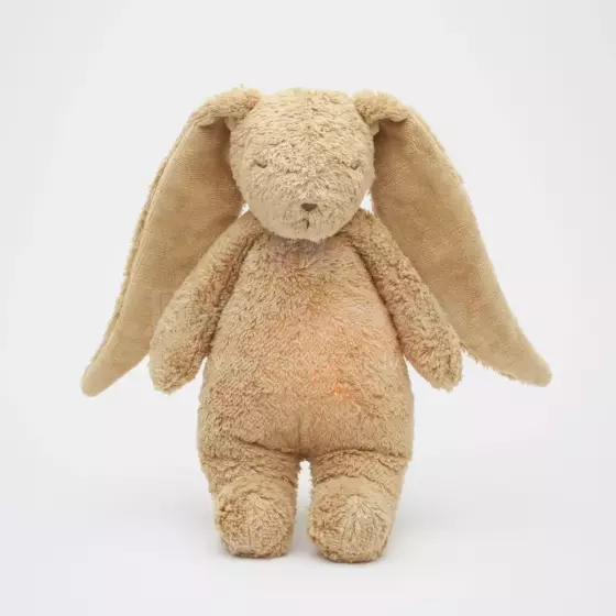 Moonie 2.0 Organic Humming Bunny Art.285920 Cappucino Детский светильник-ночник Зайчонок , от 0 мес.