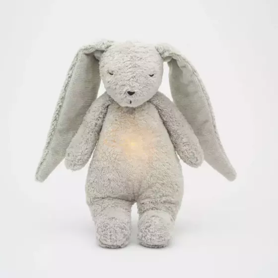 Moonie 2.0 Organic Humming Bunny Art.285921 Grey Детский светильник-ночник Зайчонок , от 0 мес.