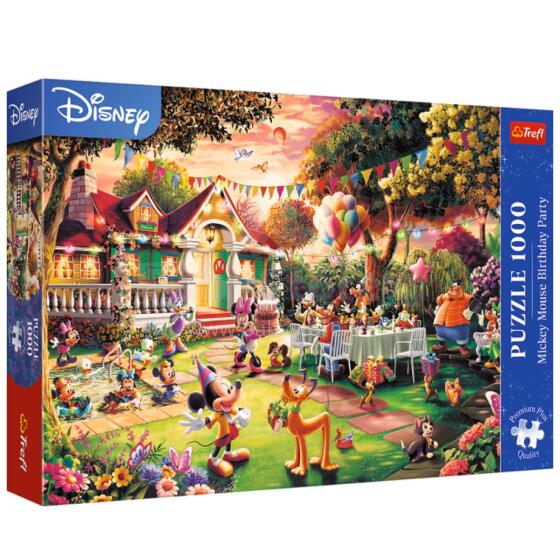 Puzzle - 1000 – Mickey Mouse Dzimšanas dienas svinības – Trefl 10915