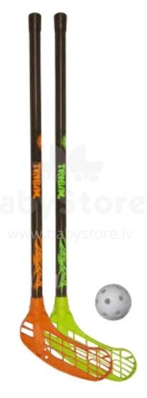 Florbola nūju komplekts TRIBAL: 2 nūjas (62 cm) + bumbiņa