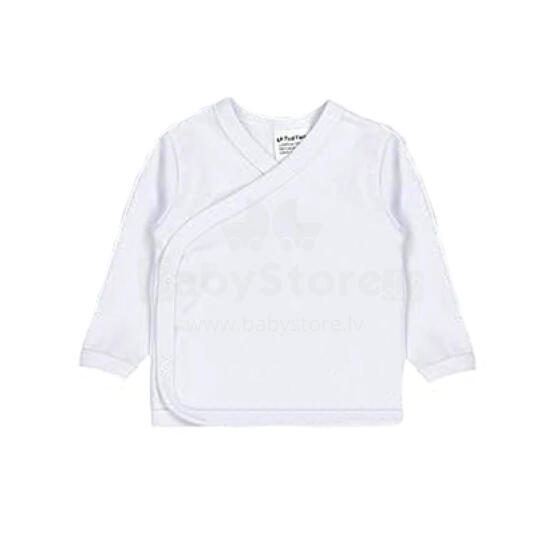 La Bebe™ Long-Sleeved Wrap Shirt for Newborn (1 pc), Art.024673, Size 56, 100% Cotton