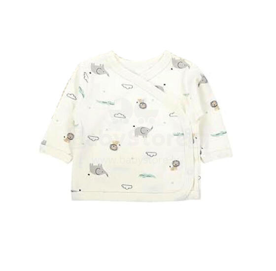 La Bebe™ Распашонка для новорождённого с длинным рукавом (1 шт.), Art.024622, размер 56, 100% хлопок