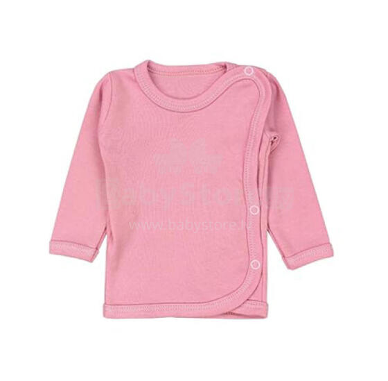La Bebe™ Long-Sleeved Wrap Shirt for Newborn (1 pc), Art.024634, Size 56, 100% Cotton