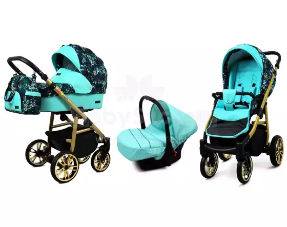 Babylux Color Lux Art.286197 Green Garden  Universālie rati/ratiņi 3 in1