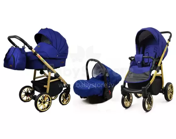 Babylux Color Lux Art.286203 Sailor Blue  Universālie rati/ratiņi 3 in1