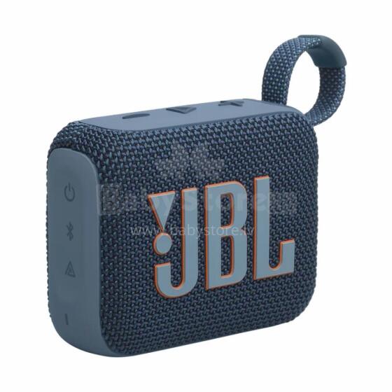JBL ūdensizturīga portatīvā skanda JBL Go 4, zils