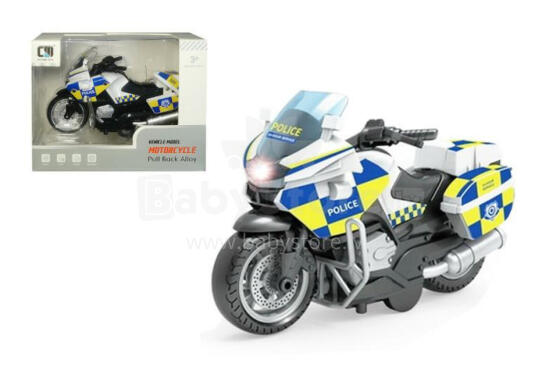 POLICIJAS MOTOCIKLS AR GAIŠO