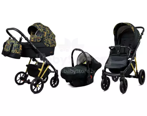 Babylux Marlux Magnetic Art.286320 Gold Line Универсальная коляска 3 в 1