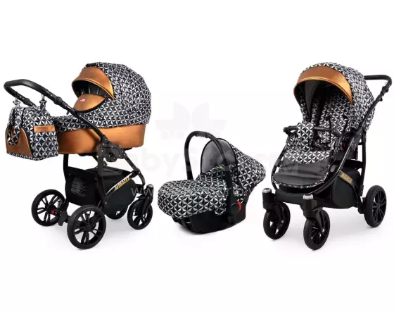 Babylux Miracle Art.286331 Optical Copper  Универсальная коляска 3 в 1