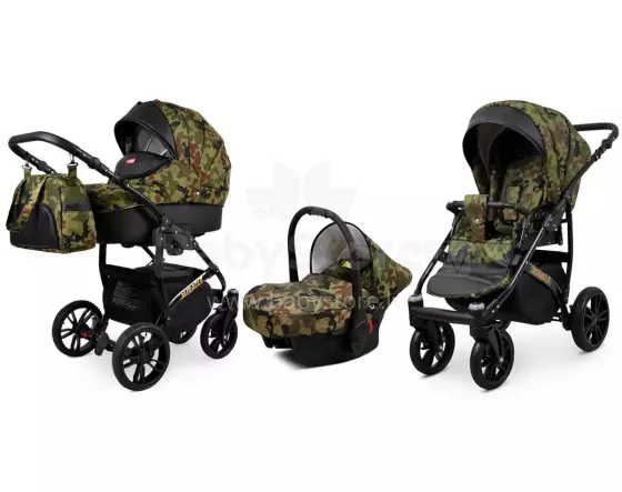 Babylux Miracle Art.286333 Tactical Maro  Универсальная коляска 3 в 1