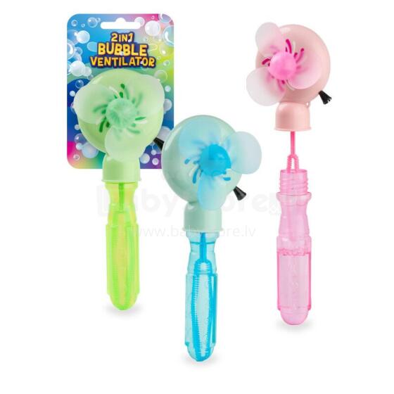 Soap bubble fan 2-in-1 30 ml, 3 assorted