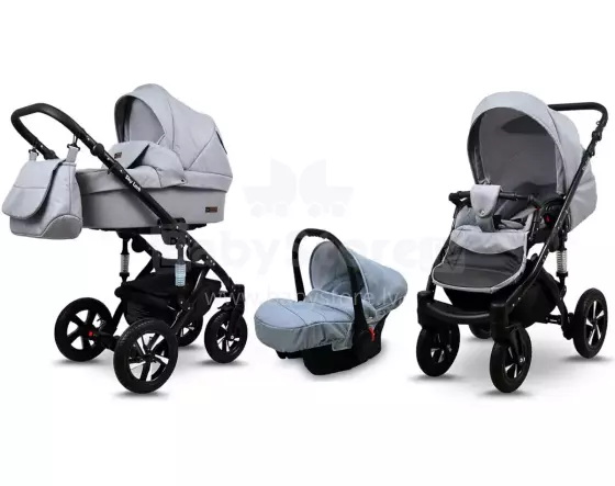 Babylux Sky Lark Art.286440 Silver Flex Universālie rati/ratiņi 3 in1
