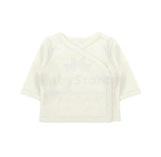 La Bebe™ Long-Sleeved Wrap Shirt for Newborn (1 pc), Art.024646, Size 50, 100% Cotton