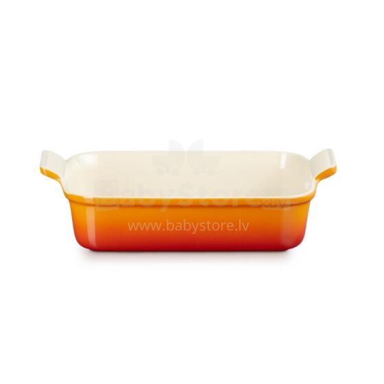 Rectangular baking dish Heritage stoneware 26x19cm / 2.4L orange