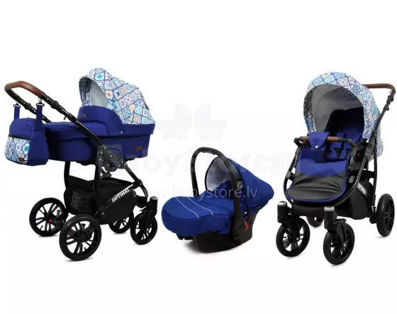 Babylux Optimal Art.286503 Portuquesse Tiles  Универсальная коляска 3 в 1