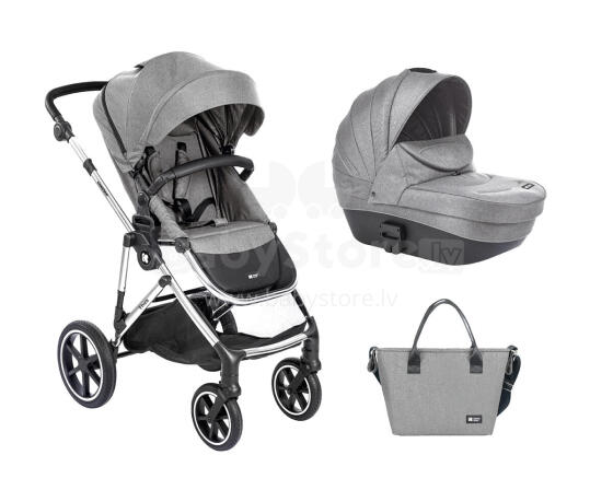 Stroller 2in1 with plastic carrycot Thea Light Grey