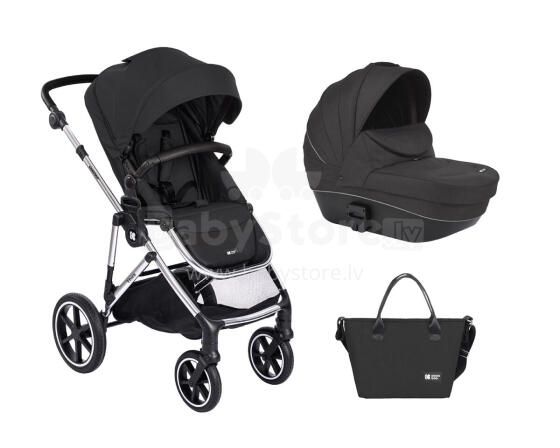 Stroller 2in1 with plastic carrycot Thea Black