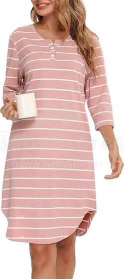 Italian Fashion Night Dress Art.286680 Pink Ночная рубашка для беременных / кормления