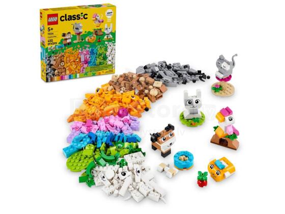 Lego Classic Art.11034 Konstruktors Radošie mājdzīvnieki