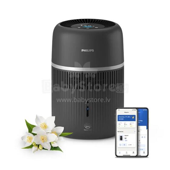 PHILIPS 4000 sērijas gaisa mitrinātājs, ogles pelēks