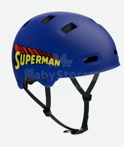 BTwin Helmet  Art.MF500 Edition Superman Certificēta, regulējama ķivere bērniem