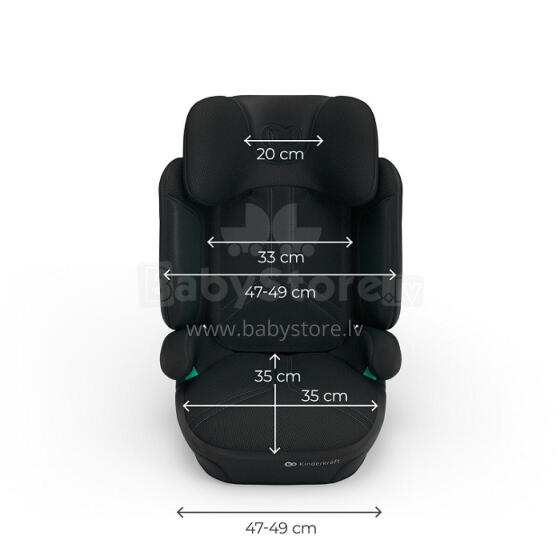KINDERKRAFT Car Seat XPAND 2 Pro i-Size 100-150 cm Graphite black