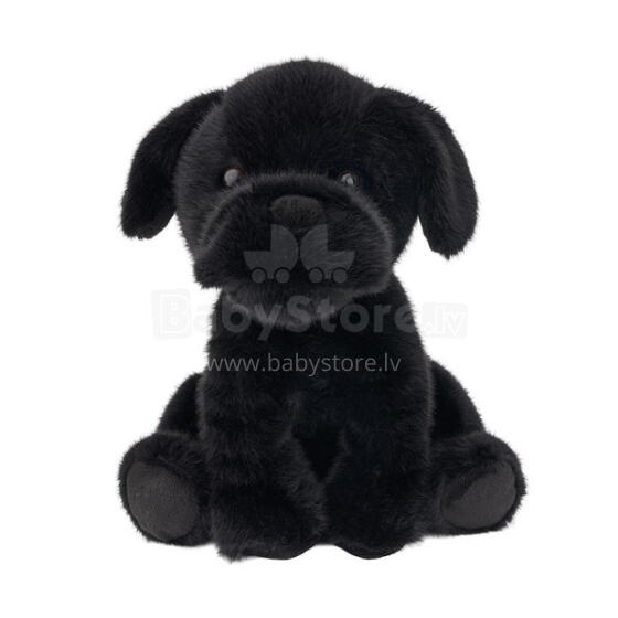 Plush toy - 14187 - BULDOG - BLACK - size 25cm