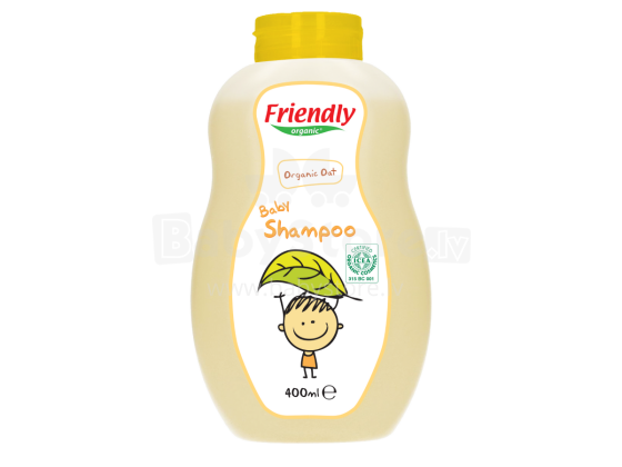 Friendly Organic Shampoo  Art.287532 matu un ķermeņa mazgāšanas līdzeklis mazuļiem, 400 ml