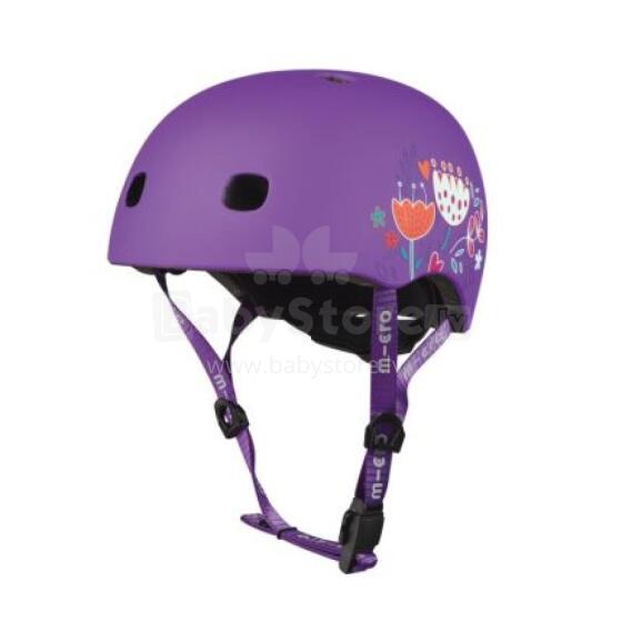 Dip&Dap Helmet  Art.287551 Floral Certificēta, regulējama ķivere bērniem