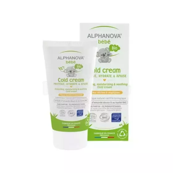 Alphanova Bebe Cold Cream Art.287578 organisks barojošs krēms pret aukstumu, 50 ml