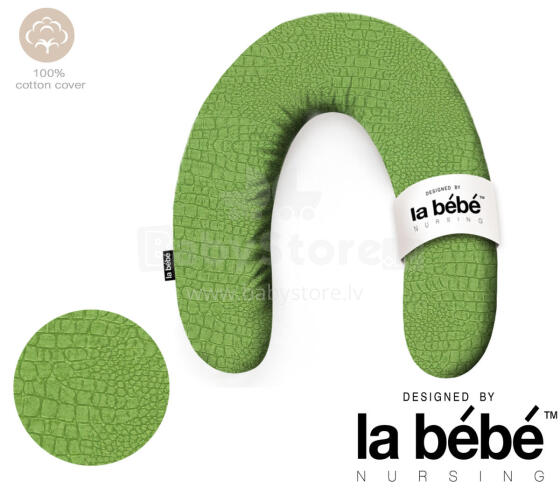 La Bebe™ Rich Maternity Pillow Art. 5-171 Wild Life. Подковка для сна, кормления малыша 30x104 cm