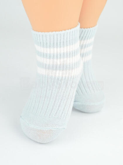 NOVITI SB175-B-01 Baby Socks for Boys Narrow Stripe Mix 6-12m