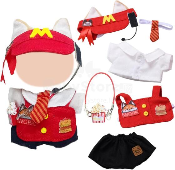 Kidsworld Doll Cloth Art.287802 Набор одежды для кукол высотой 17 см