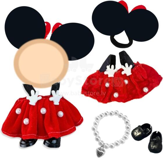 Kidsworld Doll Cloth Minnie Art.287806 Apģērbu komplekts lellēm, 17 cm augstuma