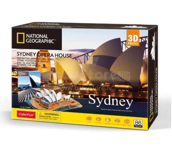 CUBIC FUN NATIONAL GEOGRAPHIC 3D puzzle Sidney Opera House
