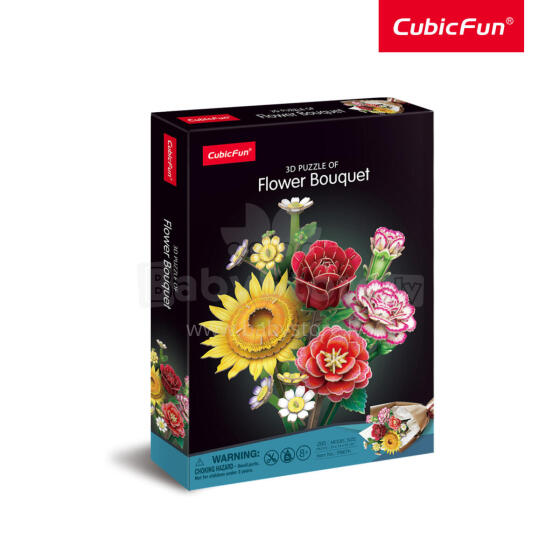 CUBICFUN 3D пазл «Букет цветов – микс»