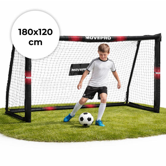 Футбольные ворота с сеткой для футбола 180x120x60 см MOVEPRO