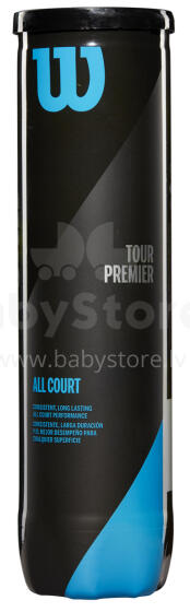 ТЕННИСНЫЕ МЯЧИ WILSON TOUR PREMIER ALL COURT (ТРУБКИ ПО 4 МЯЧА)