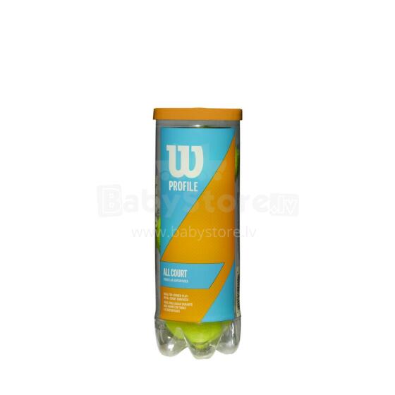 ТЕННИСНЫЕ МЯЧИ WILSON PROFILE ALL COURT (3 МЯЧА В УПАКОВКЕ)