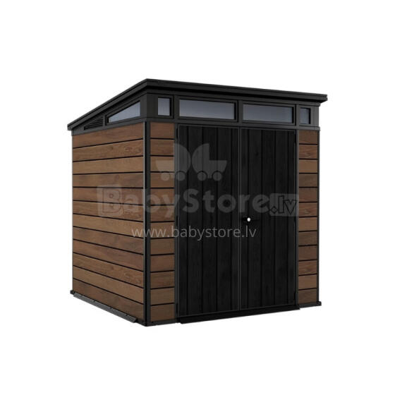 Садовый сарай Deco Pent 7x7, цвет орех.