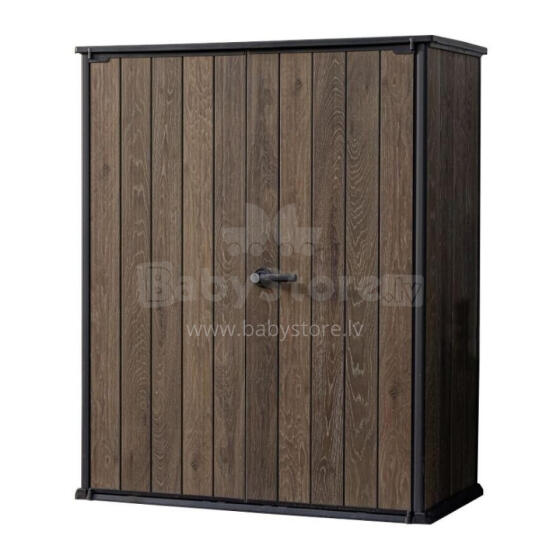 Dārza šķūnītis Deco Vertical Shed valrieksta tonis