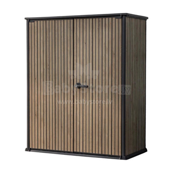 Garden shed Deco Vertical Shed warm brown tone