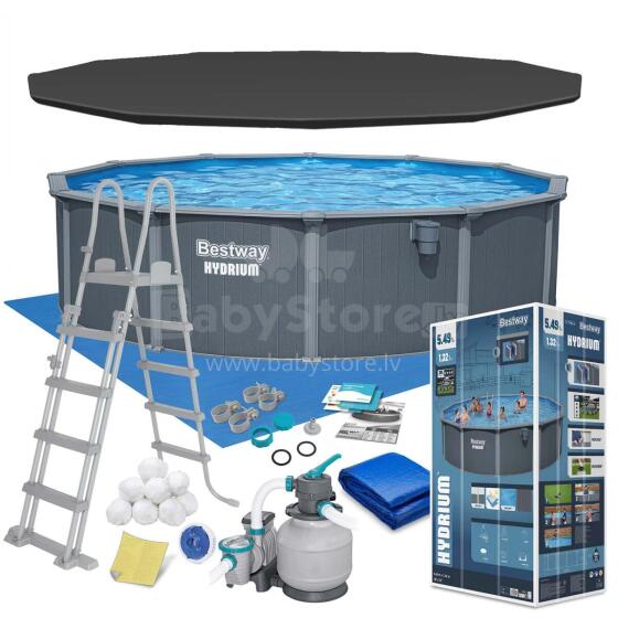 Круглый панельный бассейн 549 x 132 см 13в1 Bestway 561CS