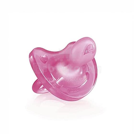 Chicco Physio Soft Art.288259 Pink  fizioloģiskās formas māneklītis silikona māneklītis 0+