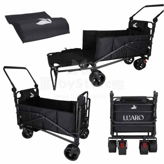 Ikonka Art.KX2811 Wózek transportowy LUARO składany łóżko polowe 2w1