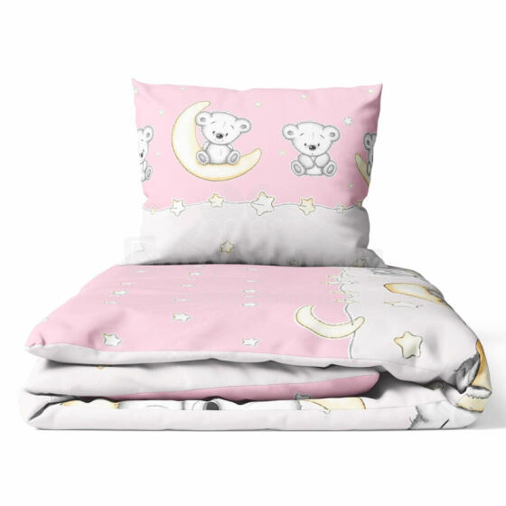 Cover set -  2 pcs - 135x100, 40x60 - LEON - PINK
