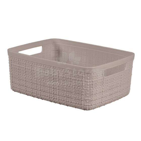Groziņš Jute S 5L 27x20x11cm bēšs