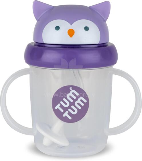 Tum Tum Baby Cup Art.288462 Olivia Owl Детский поильник с cоломинкой с 6+ мес,200 мл