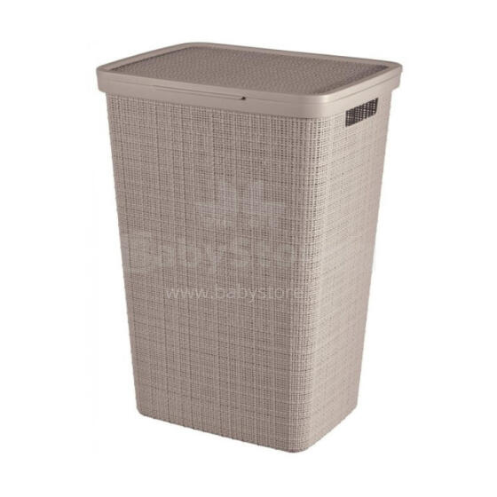 Laundry box Jute 58L 43x34x60cm beige