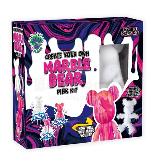 Splat Planet radošais komplekts Marble Bear, rozā